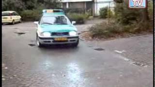 Duitse Politieauto in Colmschate [upl. by Rainwater]