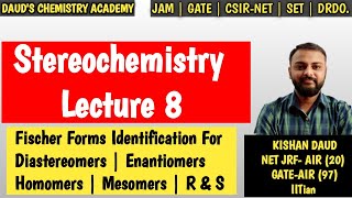 Stereochemistry Lec 8 [upl. by Erbe]