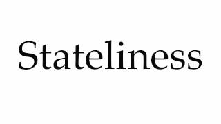 How to Pronounce Stateliness [upl. by Nabetse]