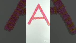 💞Diy 3D Floral letter for Birthday Gift💞3dletters papercraft carboard [upl. by Akihdar895]