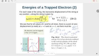 Physics II  Chap 39 More About Matter Waves  Fall 2020 [upl. by Sigvard]