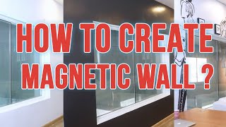 Tutorial DIY Magnetic Wall for Wallpaper and Creative Walls [upl. by Akilaz177]