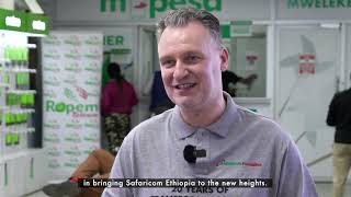 Wim Vanhelleputte CEO Safaricom Ethiopia [upl. by Ruelu]