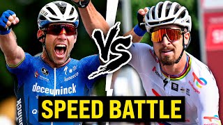 How Fast Is Peter Sagan Compared To Mark Cavendish │ The Ultimate Sprinter Battle In Cycling [upl. by Carlyle]