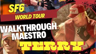 Walkthrough Terry en World Tour  Street Fighter 6 [upl. by Areikahs676]