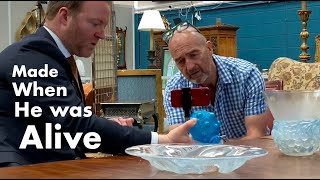 What is the most valuable LALIQUE GLASS ANTIQUES VALUATIONS ROAD TRIP [upl. by Nahgen]