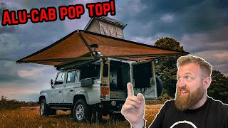 Pop top defender camper van Ultimate Alucab wish list [upl. by Yllib]