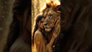 Enchanted realmA Tale of majesty✨👸lioncuteanimals shortsviral ytshortslovelions [upl. by Pretrice]