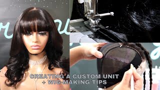 Creating custom wigs Measurements  Wig making tips 2023 [upl. by Doraj261]