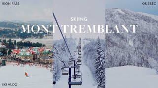 SKIING CANADA Mont Tremblant Resort Guide Lac Superieur  Montreal places to eat ski vlog [upl. by Leva]