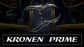 Warframe Weapon Encyclopedia  Kronen Prime 2022 [upl. by Jillane95]