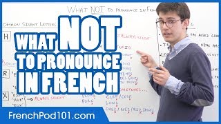 Improve Your French Pronunciation  What NOT to pronounce [upl. by Gnak]