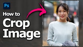 How to crop image in Photoshop using Crop Tool Shortcut C [upl. by Ytima]