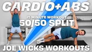 15 MINUTE CARDIO amp ABS WORKOUT  Joe Wicks Workouts [upl. by Neveda8]