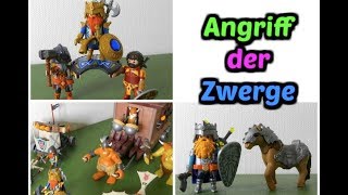 Angriff der Zwerge  Playmobil Knights  Unboxing Spielspass für Kinder  Kinder Spielzeugwelt [upl. by Xilef]