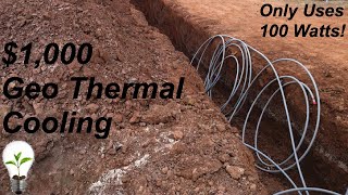 Cheap Geo Thermal Air Conditioning [upl. by Leavelle987]