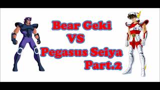 Cavalieri dello zodiaco  Saint Seiya 1vs1  Pegasus Seiya VS Bear Geki  PART 2 ITA [upl. by Stutzman]