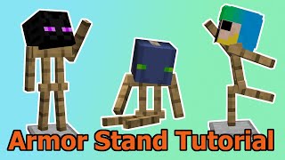 ARMOR STAND BOOK TUTORIAL  Beginners guide  Minecraft 115 [upl. by Autrey]