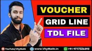 Grid Line TDL File in Tally Prime  All TDL for Tally Prime  Tally Prime Latest TDL Files Download [upl. by Kravits]