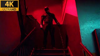 Daredevil Hallway Fight Scene 4K 22  Season 2 Daredevil [upl. by Lebanna330]