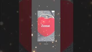 Zeenat beautiful 😍 girl name stylish love short [upl. by Sucam]