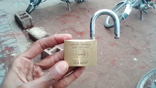 HOW TO OPEN PADLOCK WITHOUT OF KEYS [upl. by Armillda711]