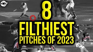 The NASTIEST Pitches of the 2023 MLB Season mlb [upl. by Nohtanhoj60]