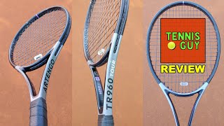 Best Budget Tennis Racket For Advanced Players 🎾 ARTENGO TR960 CONTROL TOUR 16X19 Review [upl. by Ayardna]