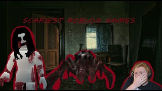 SCARIEST Games On ROBLOX [upl. by Kiona857]