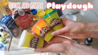 Quick amp Simple Playdough Recipe  How to Make Playdough  Finger Gym [upl. by Claiborne]