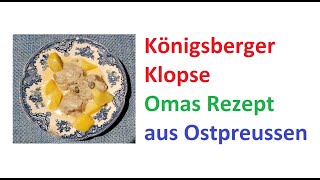 Königsberger Klopse [upl. by Burhans5]