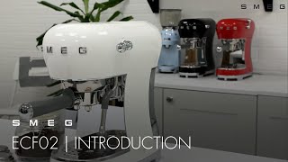 Introducing the Espresso Coffee Machine  Smeg ECF02 [upl. by Aivartal933]