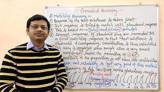 Bioassay Part  03  Matching Bioassay  Matching Bioassay Principle  Type of Bioassay  Bioassay [upl. by Ihsakat]