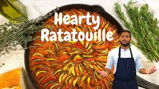 EASY HEARTY RATATOUILLE RECIPE Confit Byaldi Healthy Recipe shorts [upl. by Adyela560]