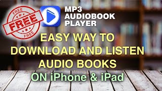 MP3 Audiobook Player  YouTube Downloads and listen audiobooks on iPhone amp iPad for free [upl. by Aicnelav]