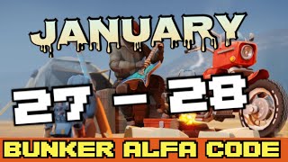 Bunker Alfa code January 27  28 2024 LDOE Last Day On Earth [upl. by Nnyleuqcaj]