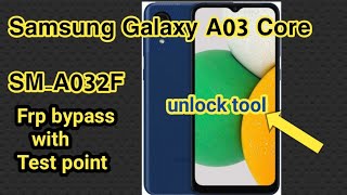 Samsung Galaxy A03 Core Frp bypass with unlock tool [upl. by Idleman]