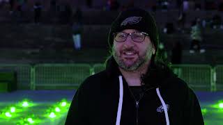 Behind the Scenes  Eagles PreSuperbowl Drone Show  Verge Aero [upl. by Sackville]