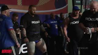 Hafthor Björnssons 501kg1104lbs World Record Deadlift Attempt  Arnold Classic 2019 [upl. by Atsyrc]