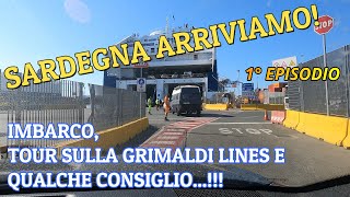 🇮🇹1°EPISODIOSARDEGNA ARRIVIAMOINIZIA LA VACANZAE IL TRAGHETTO [upl. by Nagey]