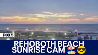 Rehoboth Beach Sunrise Cam [upl. by Akamaozu]