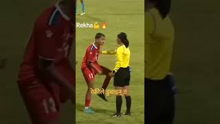 Rekha poudel getting angry during match rekhapoudel Nirajdoona007 srijanguragai [upl. by Ytsenoh]