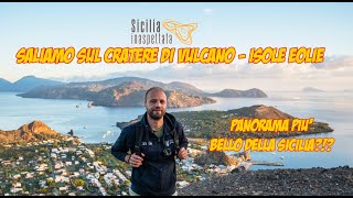 SALIAMO SUL CRATERE  Vulcano Isole Eolie [upl. by Mungovan706]