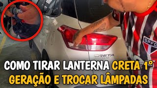 COMO TIRAR LANTERNA CRETA 1° GERAÇÃO E TROCAR LÂMPADAS [upl. by Dav]