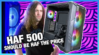 Cooler Master Has Lost Its Mind Overpriced HAF 500 Case Review [upl. by Adoc674]