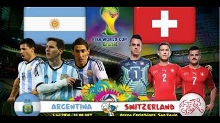 Highlights Argentina vs Svizzera 00 Tr 10 Ts ottavi mondiali [upl. by Dikmen]