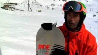 Ride dh2 snowboardtest [upl. by Lananna54]