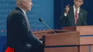 McCain Obama Face Off in First Debate [upl. by Llenel605]