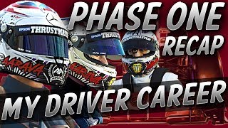 F1 MyDriver Career Seasons 1  3 Phase One Recap 2015  2017 [upl. by Yddur]