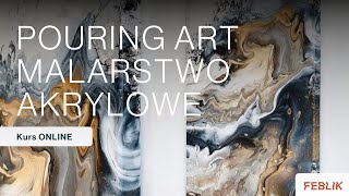 Pouring Art – Malarstwo Akrylowe dla Początkujących  Kurs ONLINE [upl. by Endys]